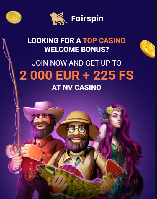 Fairspin kaszinó bónusz